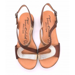 9004 Sandalia señora piel